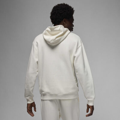 Jordan Men's Wordmark Fleece Hoodie White Jordan Men's Wordmark Fleece Hoodie White