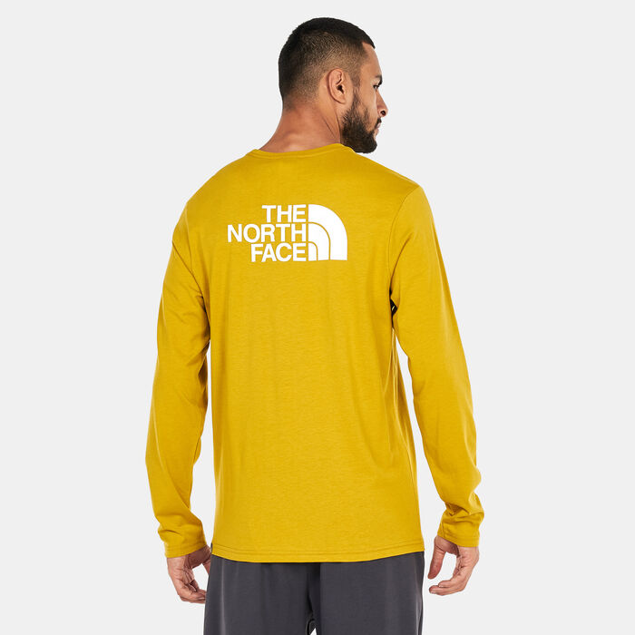 The North Face Men's Easy Long Sleeves T-Shirt yellow image number 1