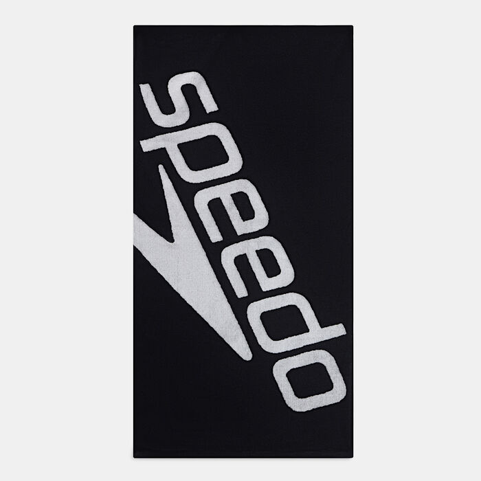 Speedo Logo Towel Black image number 2