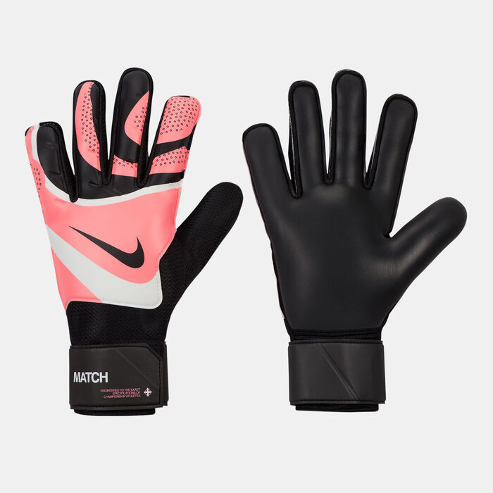 Nike Match Football Goalkeeper Gloves Pink image number 2