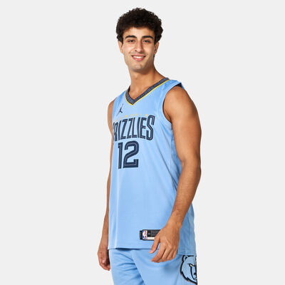 Jordan Men's NBA Ja Morant Memphis Grizzlies Statement Edition Swingman Basketball Jersey Blue Jordan Men's NBA Ja Morant Memphis Grizzlies Statement Edition Swingman Basketball Jersey Blue