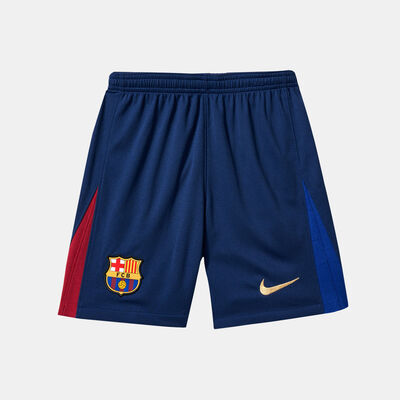 Nike Kids' FC Barcelona 24/25 Home Replica Football Shorts Blue Nike Kids' FC Barcelona 24/25 Home Replica Football Shorts Blue