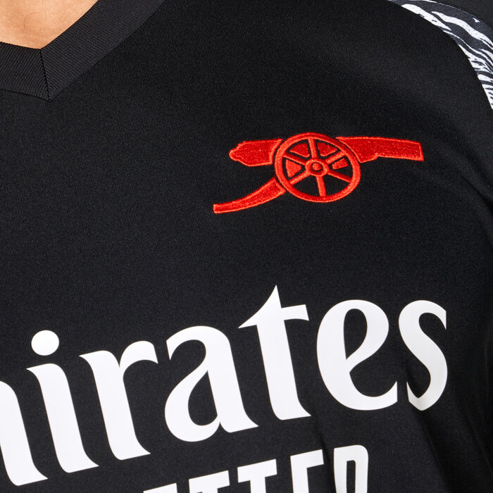 adidas Men's Arsenal 24/25 Away Replica Football Jersey Black image number 3