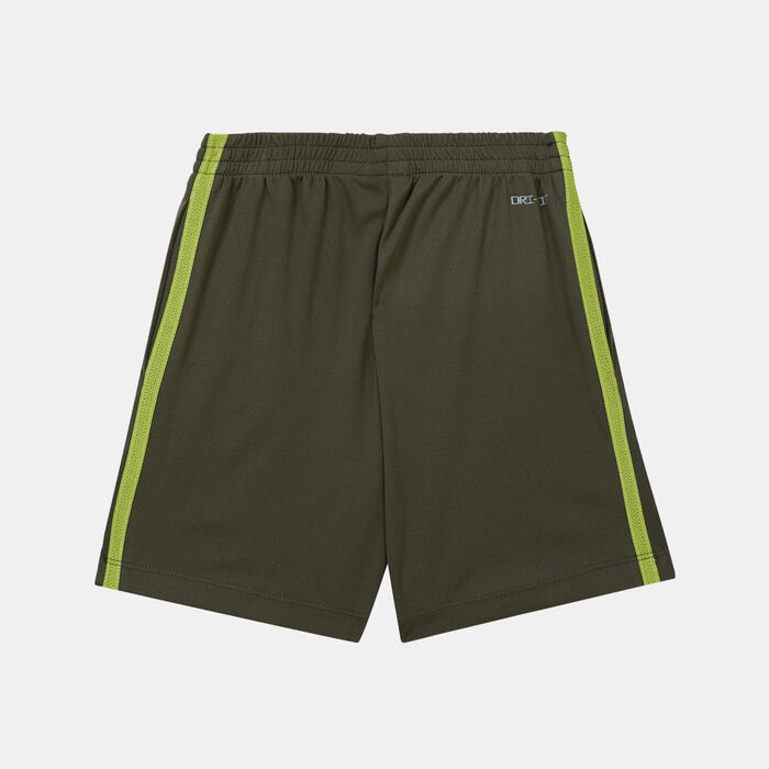 Nike Kids' Dri-FIT Graphic Shorts (Younger Kids) Brown Nike Kids' Dri-FIT Graphic Shorts (Younger Kids) Brown image number 1