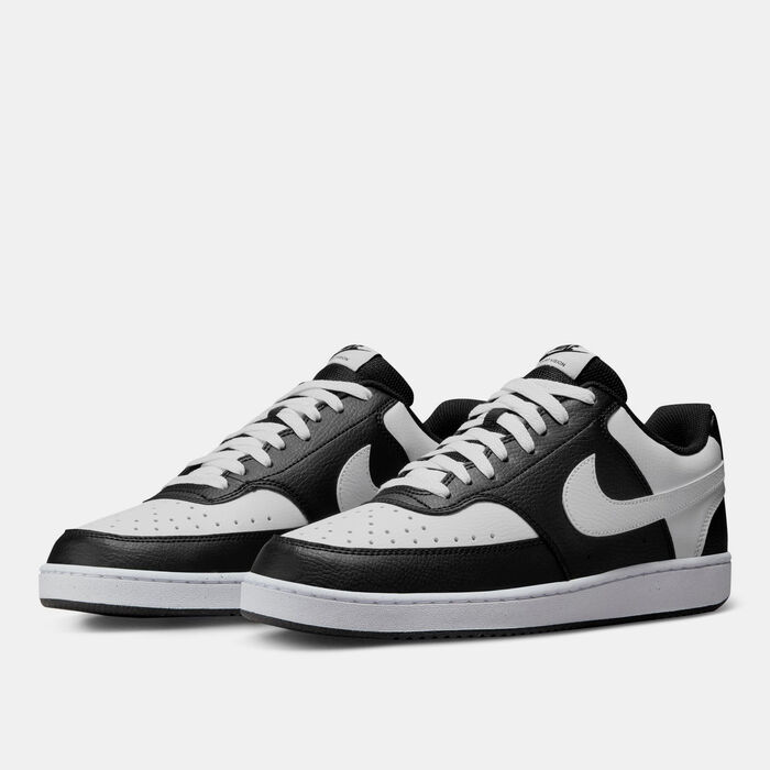 Nike Men's Court Vision Low Shoes Black Nike Men's Court Vision Low Shoes Black image number 1