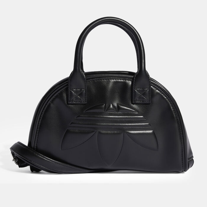 adidas Originals Women's Trefoil Satchel Crossbody Bag Black adidas Originals Women's Trefoil Satchel Crossbody Bag Black image number 0