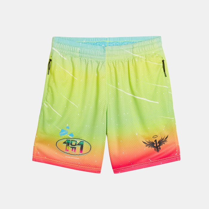 PUMA Men's MELO 1Love Basketball Shorts yellow image number 0