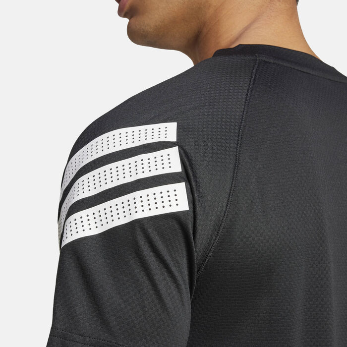 adidas Men's Icon 3-Stripes Training T-Shirt Black adidas Men's Icon 3-Stripes Training T-Shirt Black image number 3