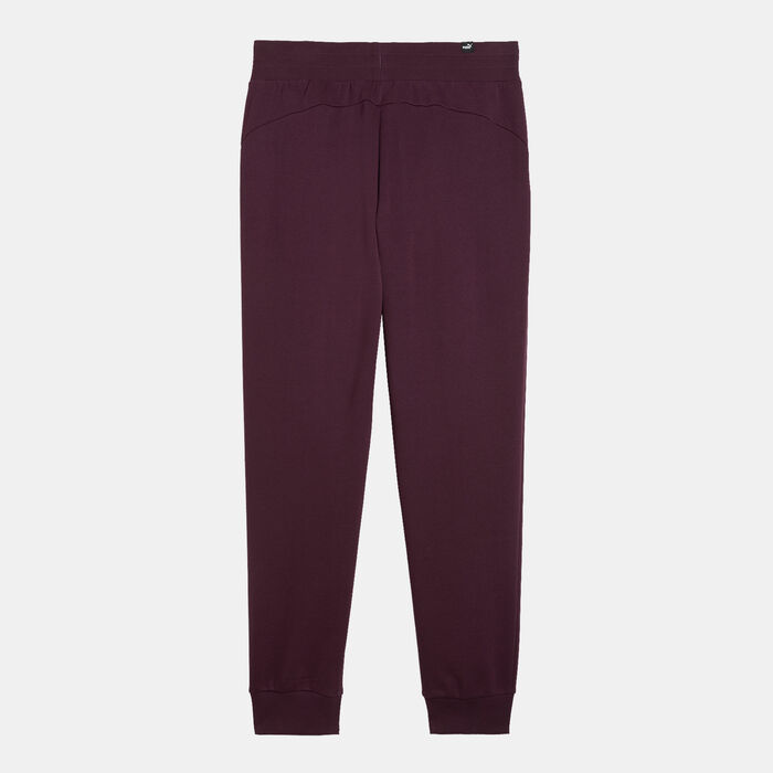 PUMA Women's Essentials+ Metallic Logo Sweatpants Red image number 1