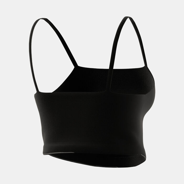 adidas Women's Allover Graphic Corset-Inspired Tank Top Black adidas Women's Allover Graphic Corset-Inspired Tank Top Black image number 1