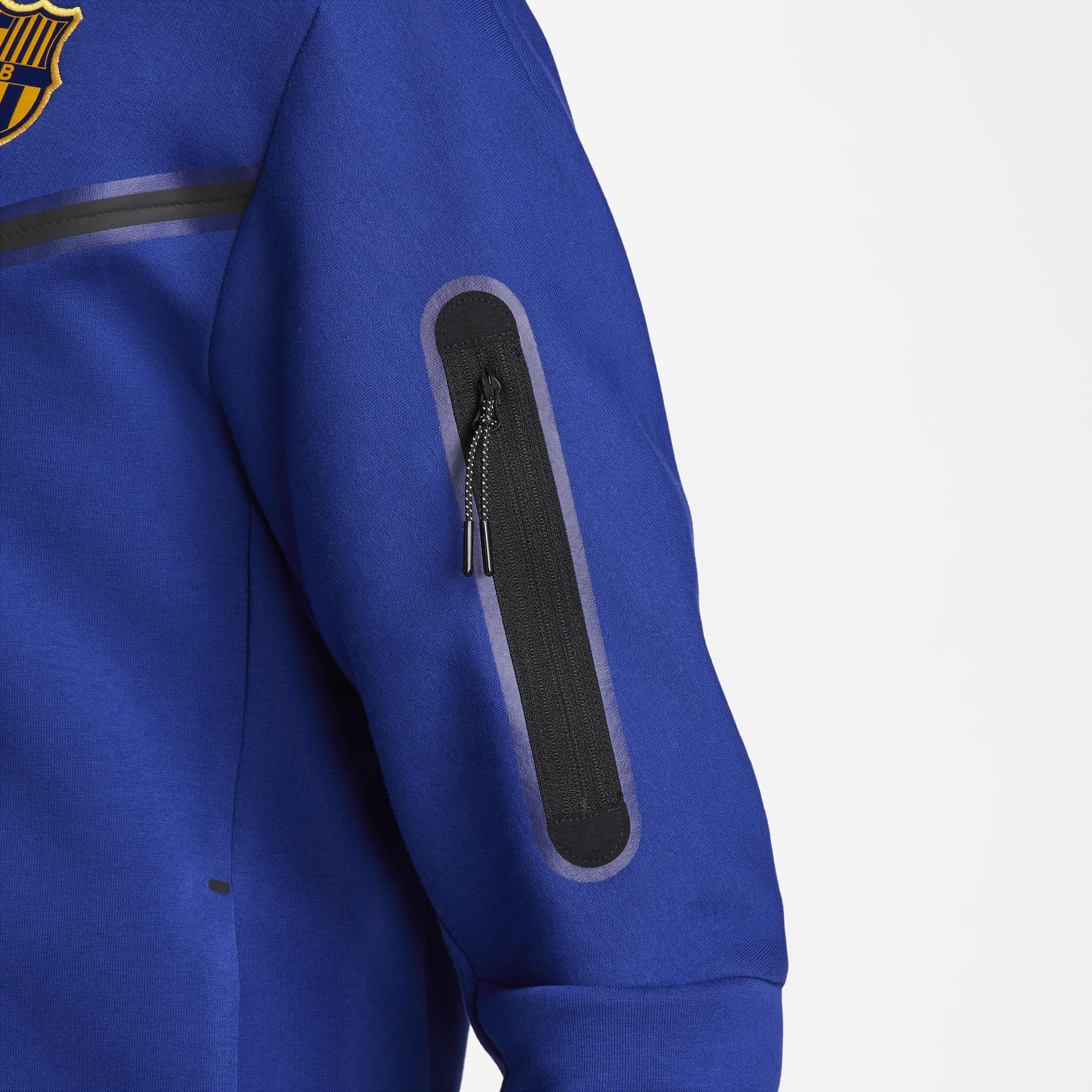 Shop Nike Men's F.C. Barcelona Tech Fleece Windrunner