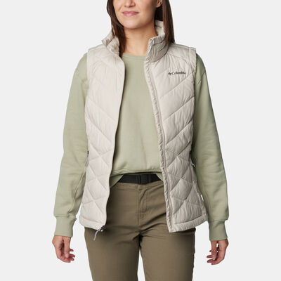 Columbia Women's Heavenly II Hiking Vest Beige Columbia Women's Heavenly II Hiking Vest Beige