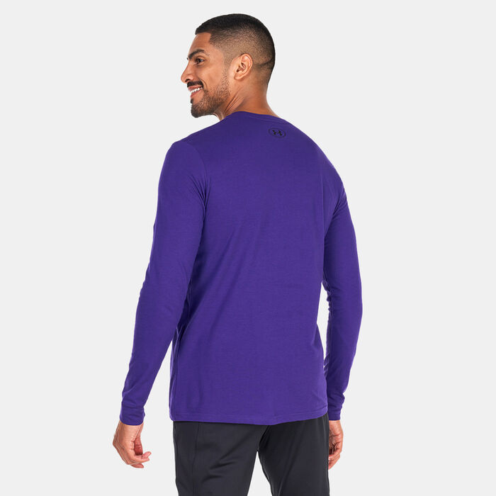 Under Armour Men's Sportstyle Left Chest T-Shirt Blue Under Armour Men's Sportstyle Left Chest T-Shirt Blue image number 1