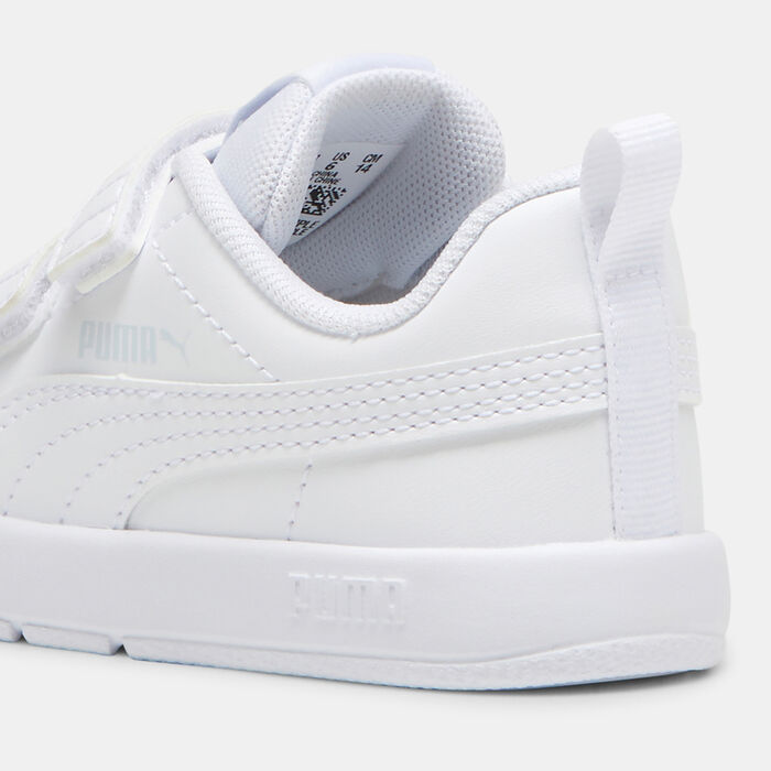 PUMA Kids' Courtflex v3 Velcro Shoes White PUMA Kids' Courtflex v3 Velcro Shoes White image number 4