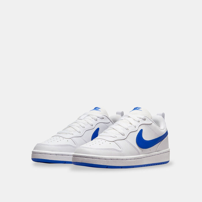 Nike Kids' Court Borough Low Recraft Shoes White Nike Kids' Court Borough Low Recraft Shoes White image number 1