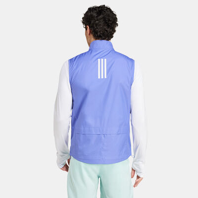 adidas Men's Own the Run Vest Blue adidas Men's Own the Run Vest Blue