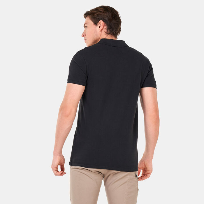 Timberland Men's Millers River Pique Polo Shirt Black Timberland Men's Millers River Pique Polo Shirt Black image number 1