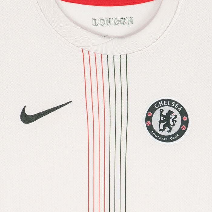 Nike Kids' Chelsea 25/26 Away Replica Football Jersey Ivory Nike Kids' Chelsea 25/26 Away Replica Football Jersey Ivory image number 2