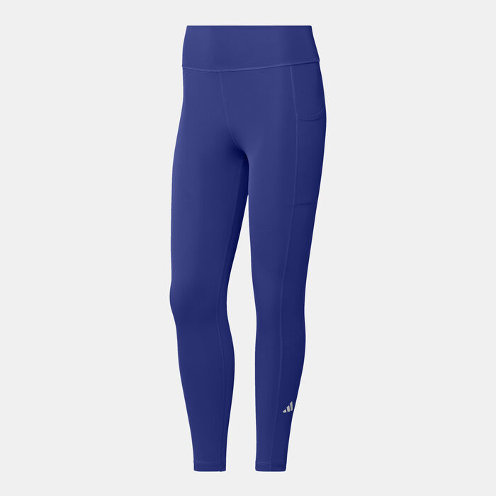 adidas Women's Optime 7/8 Training Leggings Blue image number 0