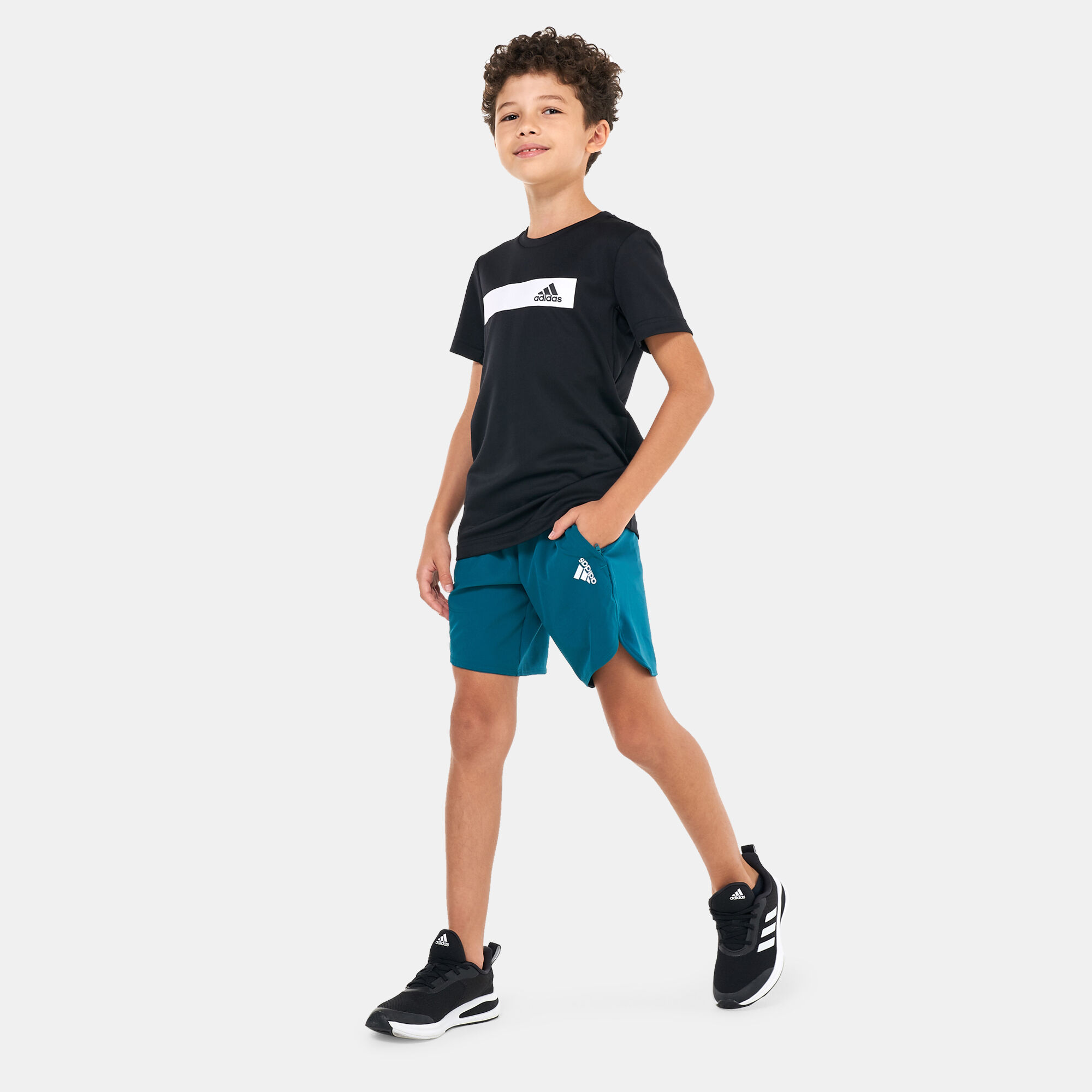 Boys adidas shorts and tshirt best sale