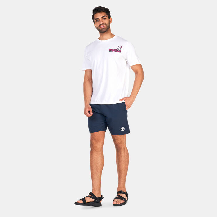 Timberland Men's Sunapee Lake Solid Swimming Shorts Blue Timberland Men's Sunapee Lake Solid Swimming Shorts Blue image number 2
