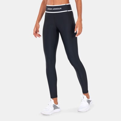 Under Armour Women's HG Armour Branded WB Leggings Black Under Armour Women's HG Armour Branded WB Leggings Black