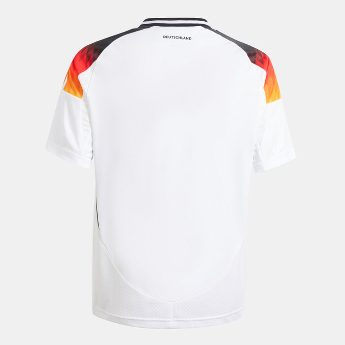 adidas Kids' Germany Replica Home Football Jersey - 2024 White adidas Kids' Germany Replica Home Football Jersey - 2024 White image number 1