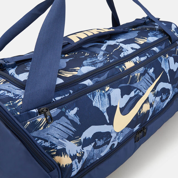Nike Men's Brasilia Printed Duffel Bag Blue Nike Men's Brasilia Printed Duffel Bag Blue image number 3