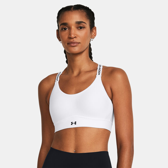 Under Armour Women's Infinity High-Support 2.0 Training Sports Bra Bra White Under Armour Women's Infinity High-Support 2.0 Training Sports Bra Bra White image number 0