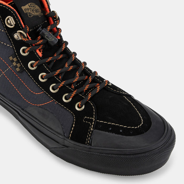 Vans Spitfire Wheels Skate Sk8-Hi Reissue Unisex Shoes Black Vans Spitfire Wheels Skate Sk8-Hi Reissue Unisex Shoes Black image number 4