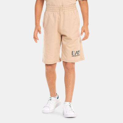 EA7 Emporio Armani Kids' 7 Lines Shorts Beige