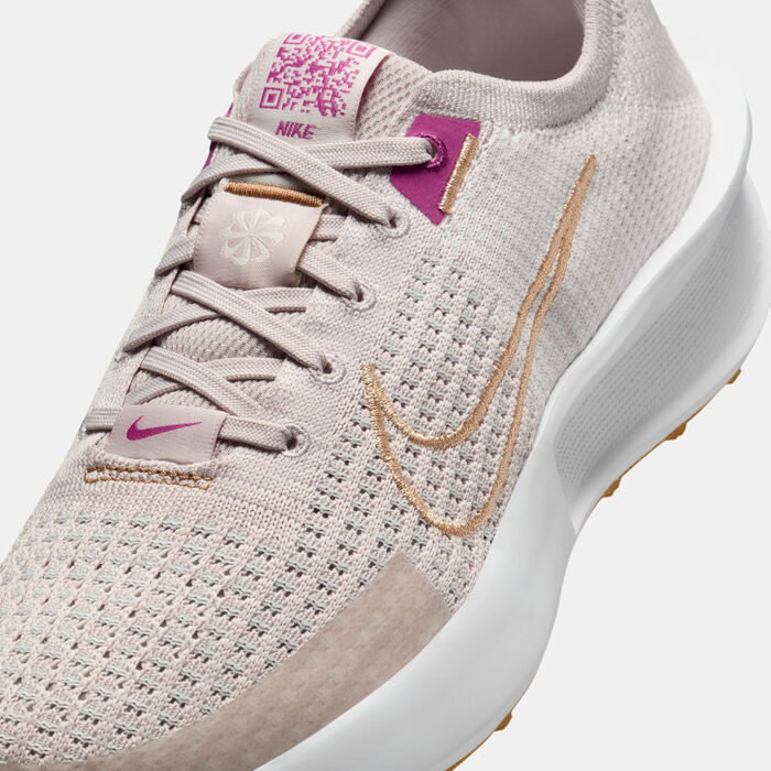 Nike Women's Interact Road Running Shoes Pink Nike Women's Interact Road Running Shoes Pink image number 4