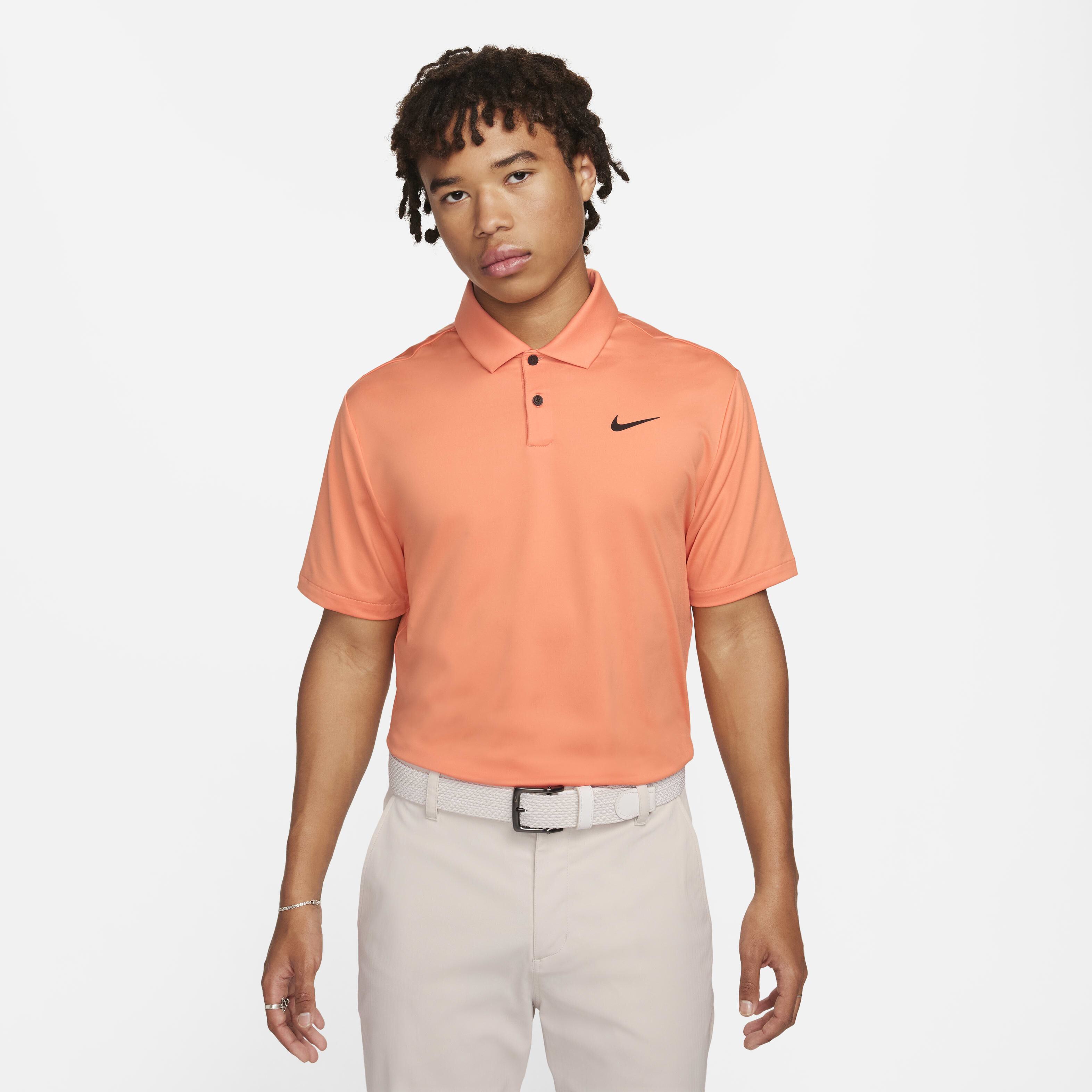 Men s Dri FIT Tour Golf Polo Shirt Orange Nike in KSA SSS