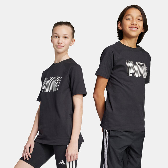 adidas Kids' Emerging Harmony Graphic T-Shirt Black adidas Kids' Emerging Harmony Graphic T-Shirt Black image number 3