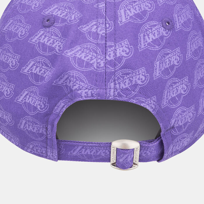 New Era Men's NBA Los Angeles Lakers Team Monogram 9FORTY Cap Purple New Era Men's NBA Los Angeles Lakers Team Monogram 9FORTY Cap Purple image number 1