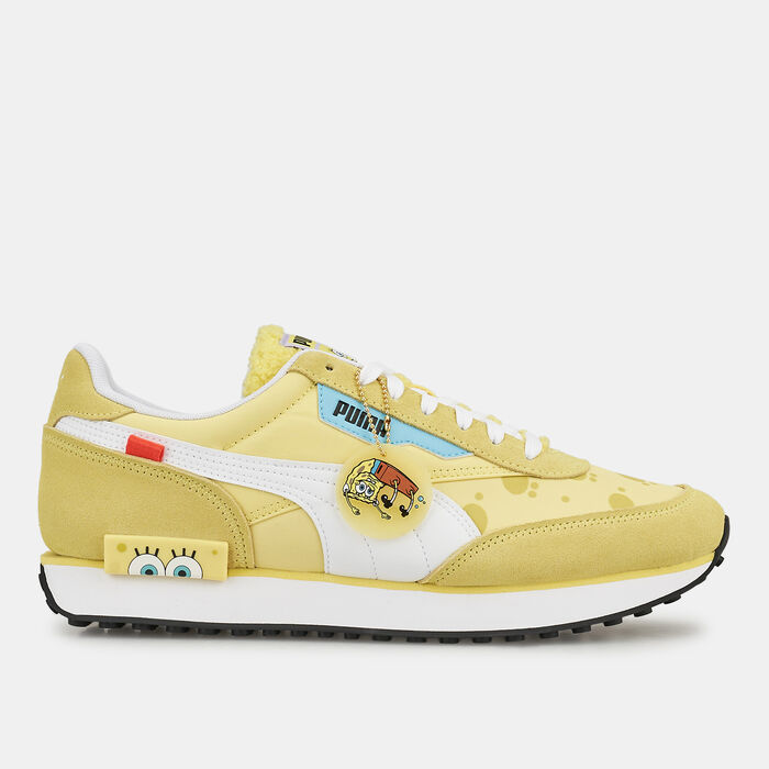 PUMA Men's x SPONGEBOB Future Rider Shoe yellow PUMA Men's x SPONGEBOB Future Rider Shoe yellow image number 0