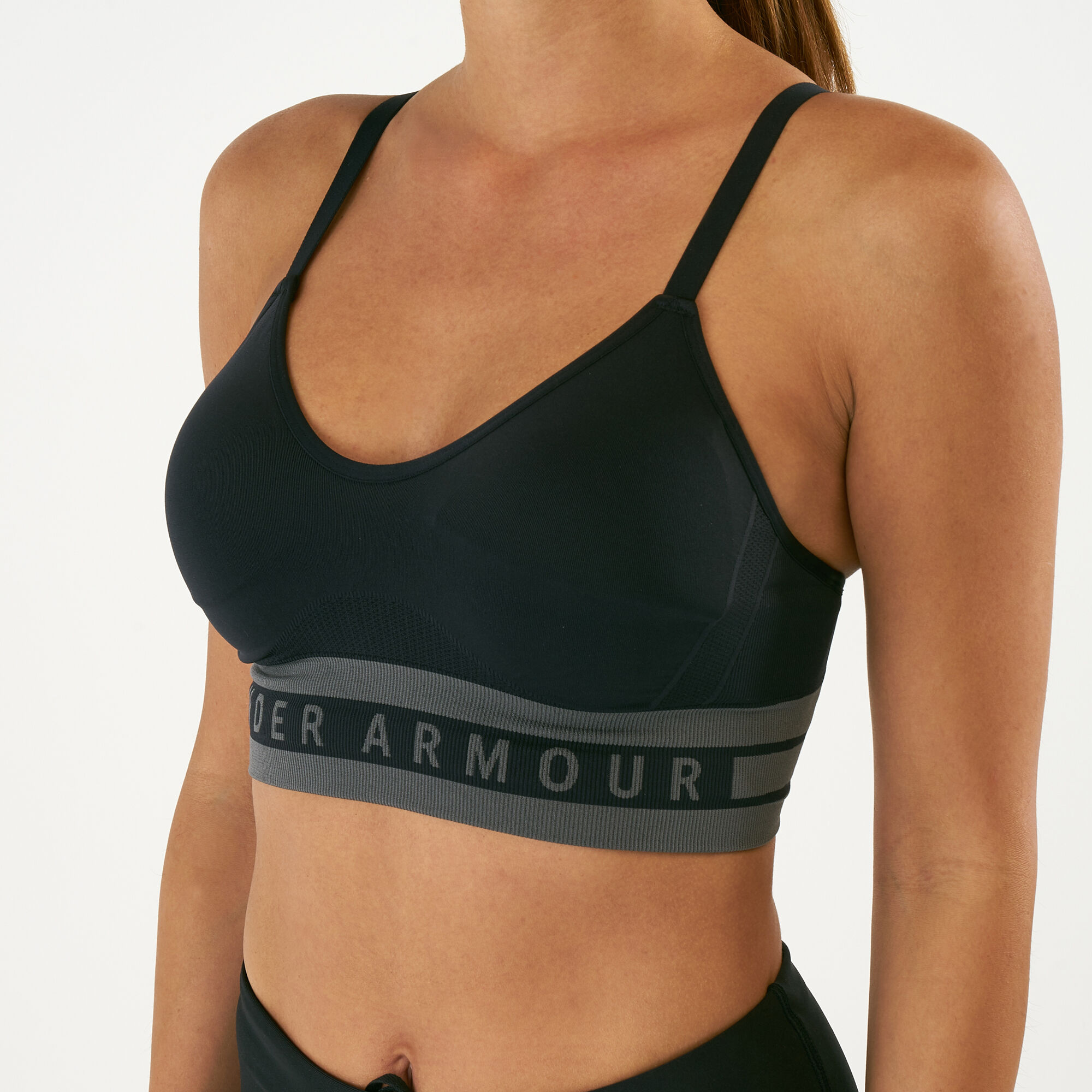 Under armour seamless deals longline bra