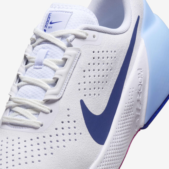 Nike Men's Air Zoom TR 1 Workout Shoes White Nike Men's Air Zoom TR 1 Workout Shoes White image number 6