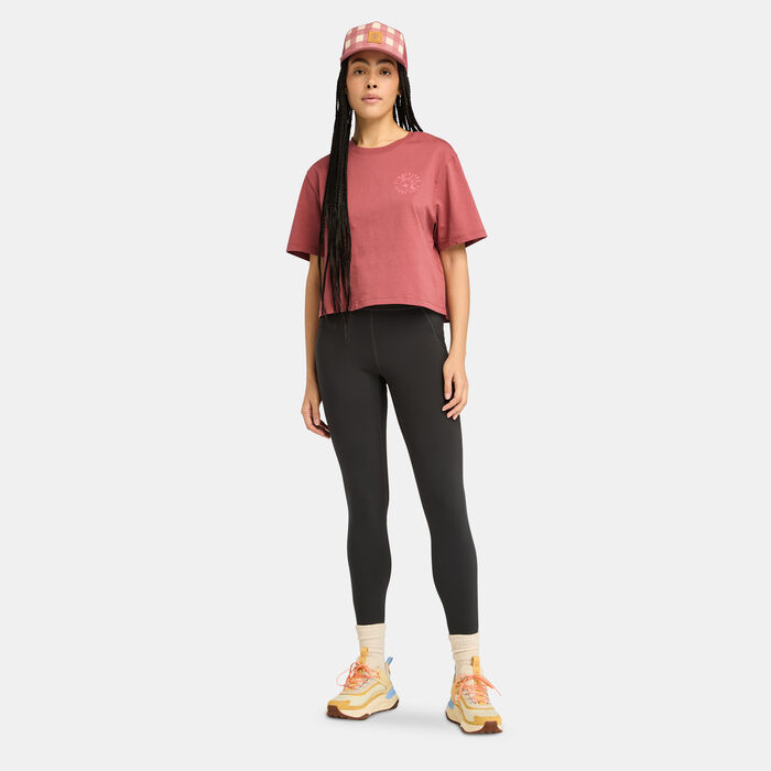Timberland Women's Graphic T-Shirt Pink Timberland Women's Graphic T-Shirt Pink image number 2