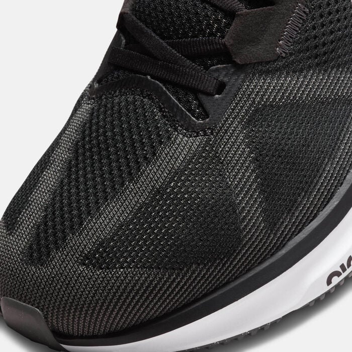 Nike Men's Structure 25 Road Running Shoes Black Nike Men's Structure 25 Road Running Shoes Black image number 4