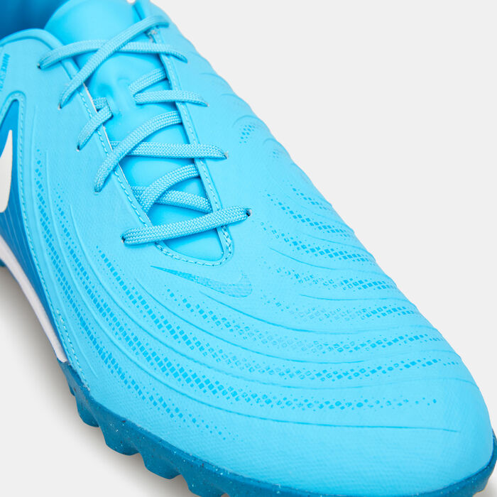 Nike Men's Phantom GX 2 Academy Turf Ground Football Shoes Blue image number 4