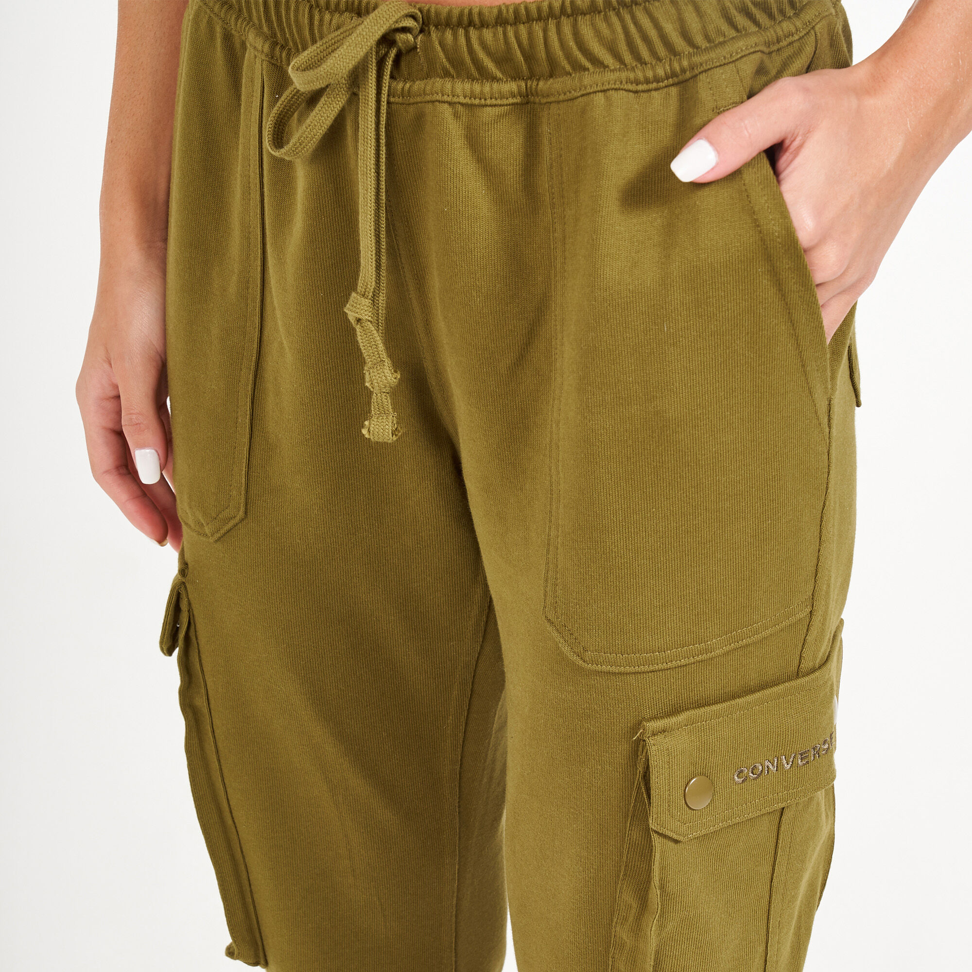 Knit top cargo pants