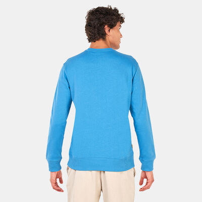 Timberland Men's Chest Logo Sweatshirt Blue