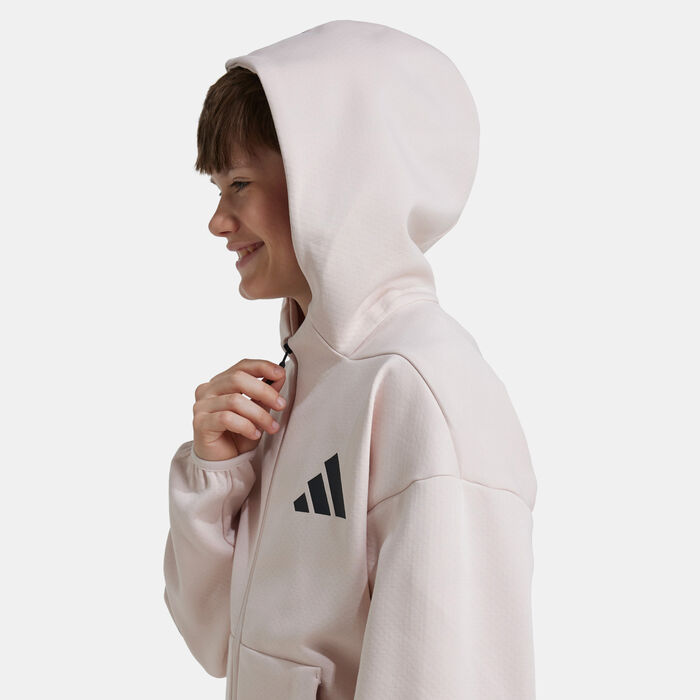 adidas Kids' Z.N.E. Hoodie Pink adidas Kids' Z.N.E. Hoodie Pink image number 4
