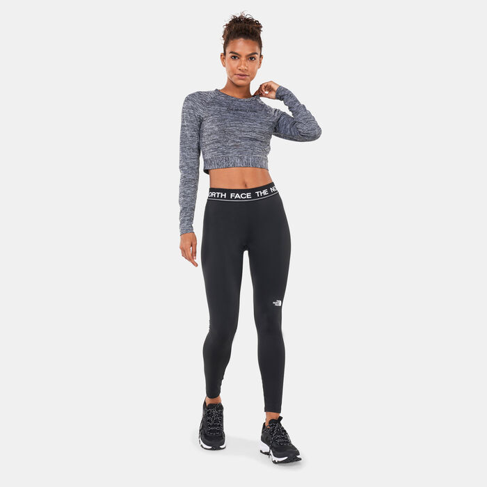 The North Face Women's Stretchy Crop Top White The North Face Women's Stretchy Crop Top White image number 2