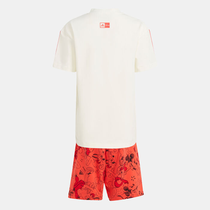 adidas Kids' x Disney Mickey Mouse Set (Younger Kids) yellow adidas Kids' x Disney Mickey Mouse Set (Younger Kids) yellow image number 1