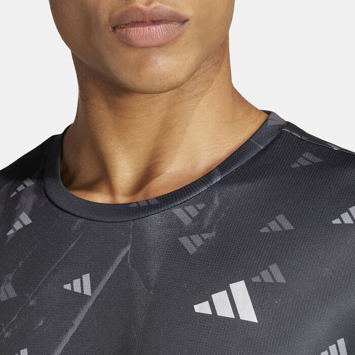 adidas Men's Run It T-Shirt Black adidas Men's Run It T-Shirt Black image number 3