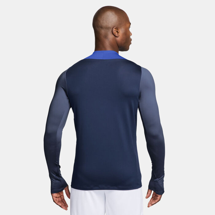 Nike Men's Paris Saint-Germain Strike Dri-FIT Football Drill Top Blue image number 1