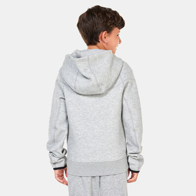 Nike Kids' Sportswear Tech Fleece Full-Zip Hoodie (Older Kids) Grey