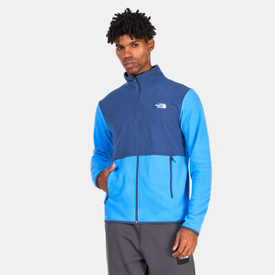 The North Face Men's TKA Glacier Full-Zip Jacket Blue The North Face Men's TKA Glacier Full-Zip Jacket Blue